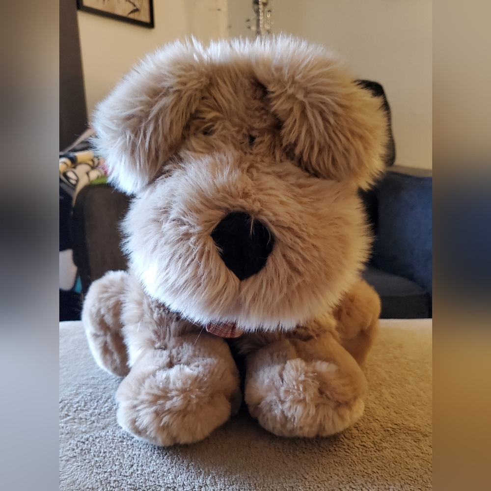 Fluffy Brown Toy Dog: Your Child's Next Best Friend!